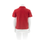 Polo promotionnel pour enfants 100% coton 180 g/m² Keya couleur rouge quatrième vue