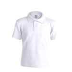 Polo promotionnel pour enfants 100% coton 180 g/m² Keya couleur blanc