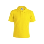 Polo promotionnel pour enfants 100% coton 180 g/m² Keya couleur jaune première vue