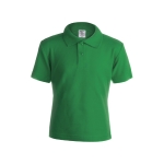 Polo promotionnel pour enfants 100% coton 180 g/m² Keya couleur vert première vue