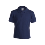 Polo promotionnel pour enfants 100% coton 180 g/m² Keya couleur bleu marine première vue