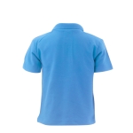 Polo promotionnel pour enfants 100% coton 180 g/m² Keya couleur bleu ciel