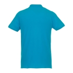 Polos en coton biologique et polyester recyclé 220 g/m² Elevate NXT couleur bleu