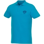 Polos en coton biologique et polyester recyclé 220 g/m² Elevate NXT vue impression sérigraphique