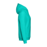 Sweats à capuche unisexe plusieurs coloris 320 g/m² THC Phoenix couleur turquoise troisième vue