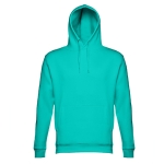 Sweats à capuche unisexe plusieurs coloris 320 g/m² THC Phoenix couleur turquoise quatrième vue