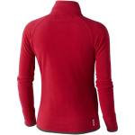 Veste pour femme en microfibre et polyester 190 g/m2 Elevate Life couleur rouge vue arrière