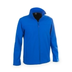 Veste softshell imperméable et respirante 300 g/m² MKT Baidok couleur bleu première vue