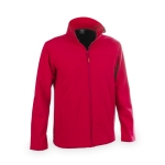 Veste softshell imperméable et respirante 300 g/m² MKT Baidok couleur rouge première vue