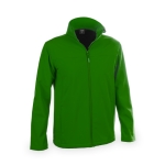 Veste softshell imperméable et respirante 300 g/m² MKT Baidok couleur vert première vue