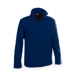 Veste softshell imperméable et respirante 300 g/m² MKT Baidok couleur bleu marine première vue