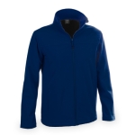 Veste softshell imperméable et respirante 300 g/m² MKT Baidok couleur bleu marine