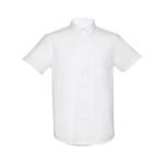 Chemises promotionnelles en coton et polyester 130 g/m² THC London WH couleur blanc première vue