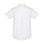 Chemises promotionnelles en coton et polyester 130 g/m² THC London WH couleur blanc deuxième vue