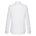 Chemise cintrée pour femmes en coton et polyester 130 g/m² THC Tokyo couleur blanc