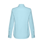 Chemise cintrée pour femmes en coton et polyester 130 g/m² THC Tokyo couleur bleu ciel deuxième vue