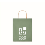 Petit sac cadeau personnalisable en papier 90 g/m2 Retail Colors Small vue avec zone d'impression