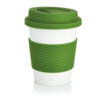 Mug à emporter biodégradable lavable au lave-vaisselle 350 ml Latte couleur vert