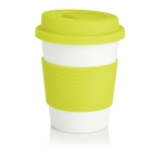 Mug à emporter biodégradable lavable au lave-vaisselle 350 ml Latte couleur vert lime