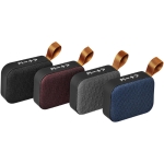 Enceinte en tissu à personnaliser avec microphone intégré Fashion couleur noir deuxième vue en couleurs