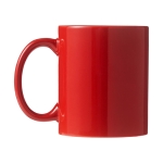 Tasses personnalisées colorées en céramique de 330 ml Colorful couleur rouge