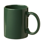 Tasses personnalisées colorées en céramique de 330 ml Colorful couleur vert foncé deuxième vue frontale