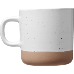 Tasse en céramique au fond non émaillé personnalisée de 360 ml Design couleur blanc