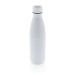 Gourde thermos personnalisées en acier 500 ml Lifestyle Premium couleur blanc