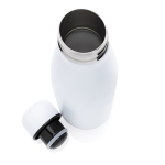 Gourde thermos personnalisées en acier 500 ml Lifestyle Premium couleur blanc quatrième vue