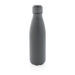 Gourde thermos personnalisées en acier 500 ml Lifestyle Premium couleur gris foncé