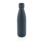 Gourde thermos personnalisées en acier 500 ml Lifestyle Premium couleur bleu foncé