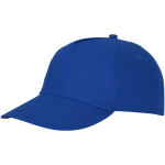 Casquette avec logo et fermoir auto-agrippant en coton 175 g/m² Héroe couleur bleu