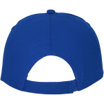 Casquette avec logo et fermoir auto-agrippant en coton 175 g/m² Héroe couleur bleu deuxième vue arrière