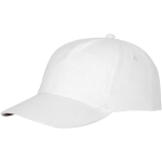 Casquette avec logo et fermoir auto-agrippant en coton 175 g/m² Héroe couleur blanc