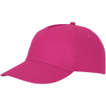 Casquette avec logo et fermoir auto-agrippant en coton 175 g/m² Héroe couleur rose