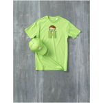 Casquette avec logo et fermoir auto-agrippant en coton 175 g/m² Héroe couleur vert lime image nature morte