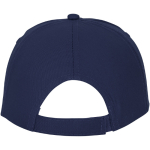 Casquette avec logo et fermoir auto-agrippant en coton 175 g/m² Héroe couleur bleu marine deuxième vue arrière