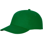 Casquette avec logo et fermoir auto-agrippant en coton 175 g/m² Héroe couleur vert foncé