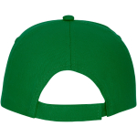 Casquette avec logo et fermoir auto-agrippant en coton 175 g/m² Héroe couleur vert foncé deuxième vue arrière