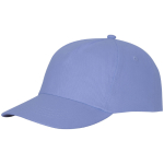 Casquette avec logo et fermoir auto-agrippant en coton 175 g/m² Héroe couleur bleu ciel