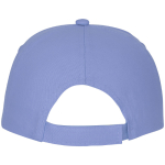 Casquette avec logo et fermoir auto-agrippant en coton 175 g/m² Héroe couleur bleu ciel deuxième vue arrière