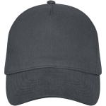 Casquette personnalisable en coton avec boucle 260 g/m² Hero Max couleur gris foncé deuxième vue frontale