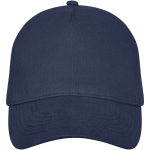 Casquette personnalisable en coton avec boucle 260 g/m² Hero Max couleur bleu marine deuxième vue frontale