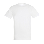 T-shirts publicitaires unisexes en 100% coton 150 g/m² SOL'S Regent couleur blanc neuvième vue