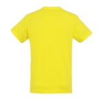 T-shirts publicitaires unisexes en 100% coton 150 g/m² SOL'S Regent couleur jaune vue arrière