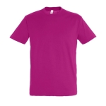 T-shirts publicitaires unisexes en 100% coton 150 g/m² SOL'S Regent couleur fuchsia