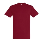 T-shirts publicitaires unisexes en 100% coton 150 g/m² SOL'S Regent couleur rouge foncé deuxième vue