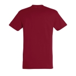 T-shirts publicitaires unisexes en 100% coton 150 g/m² SOL'S Regent couleur rouge foncé vue arrière