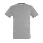 T-shirts publicitaires unisexes en 100% coton 150 g/m² SOL'S Regent couleur gris chiné