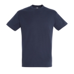 T-shirts publicitaires unisexes en 100% coton 150 g/m² SOL'S Regent couleur bleu marine